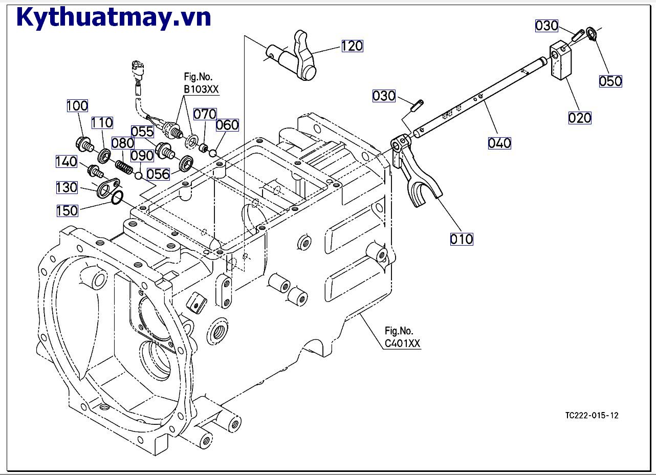 Chạc gạt số PTO